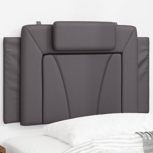 The Living Store Vzglavna stranica siva 90 cm umetno usnje - Vzglavna Stranica, (21659025) Slike