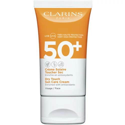 Clarins Dry Touch Sun Care Cream krema za sončenje SPF 50+ 50 ml