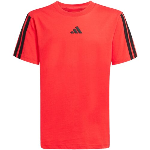 Adidas Tehnička sportska majica 'Essentials' crvena / crna Cene
