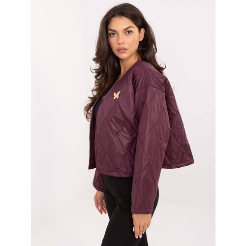 RUE PARIS Jacket-IT-KR-FL8357.82-burgundy Slike