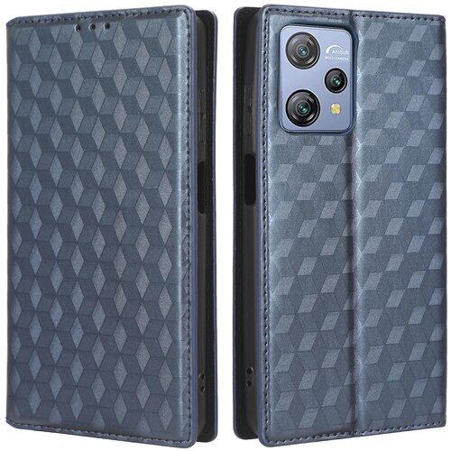 INORCO Ovitek za telefon Blackview A53/A53 Pro Stand Wallet PU usnjen ovitek proti padcu z vtisnjenim rombom, (22036762) Cene