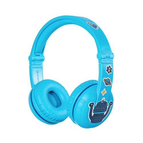 Buddyphones brezžične naglavne slu&amp;scaron;alke z mikrofonom play modre Slike