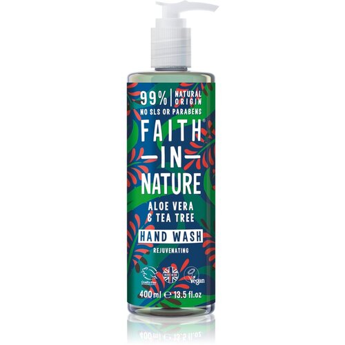 FAITH IN NATURE Aloe Vera &amp;amp; Tea Tree prirodni tekući sapun za ruke s ekstraktom čaja 400 ml Slike