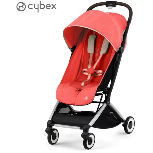 Cybex Gold® otroški voziček orfeo™ hibiscus red (silver frame)