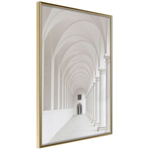  Poster - White Colonnade 20x30 Slike