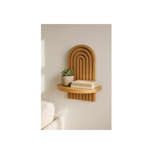 Hanah home Zidna polica, 20x35x13cm, bež Slike