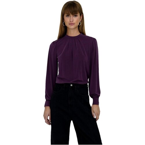 Only Majice z dolgimi rokavi CAMISETA MUJER 15303795 Vijolična Slike