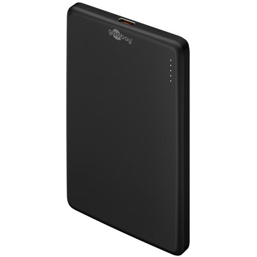 Goobay Prenosna baterija PB 5000mAh BLACK MAGNETIC WIRELESS USB-C 15, (5000089065) Slike