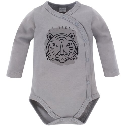 Pinokio Kids&amp;#039;s Le Tigre Buttoned Longsleeve Bodysuit Slike
