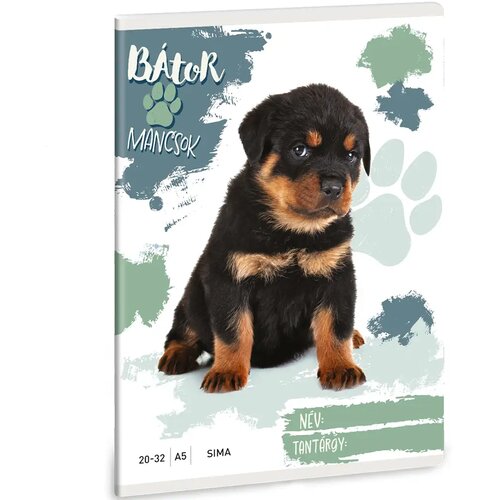 Ars Una hrabre &scaron;ape - rottweiler obična bilježnica A/5 20-32 Cijene