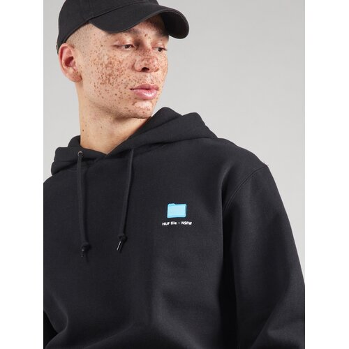 Huf Sweater majica &amp;#039;Desktop&amp;#039; svijetloplava / crna / bijela Slike
