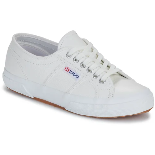 Superga Nizke superge 2750 CUIR Bela