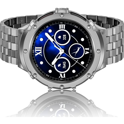 INF Pa&scaron;ček za uro Samsung Watch 5 Pro iz nerjavečega jekla Grey, (21838296) Cene