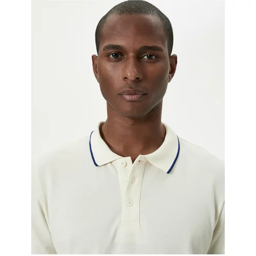 Koton Polo Neck T-Shirt Slim Fit Short Sleeved Tapered