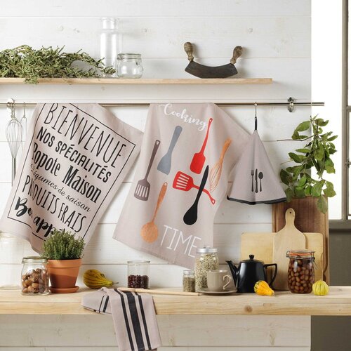 Douceur d int&amp;eacute;rieur Bombažna kuhinjska krpa 50x70 cm Comptoir &amp;ndash; Slike