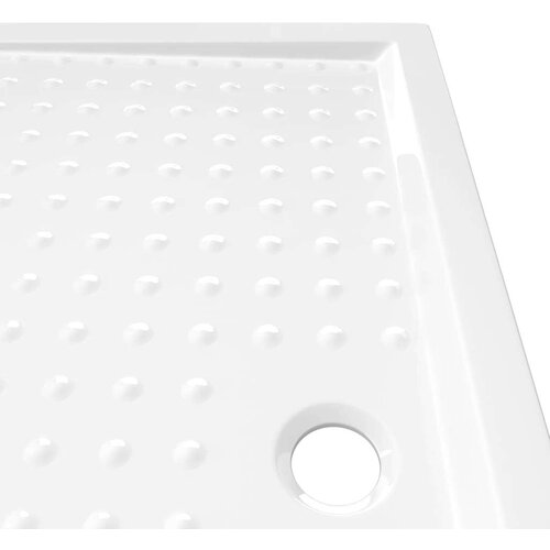 VidaXL Podloga za tu&amp;scaron;iranje s točkicama bijela 80 x 120 x 4 cm ABS Slike
