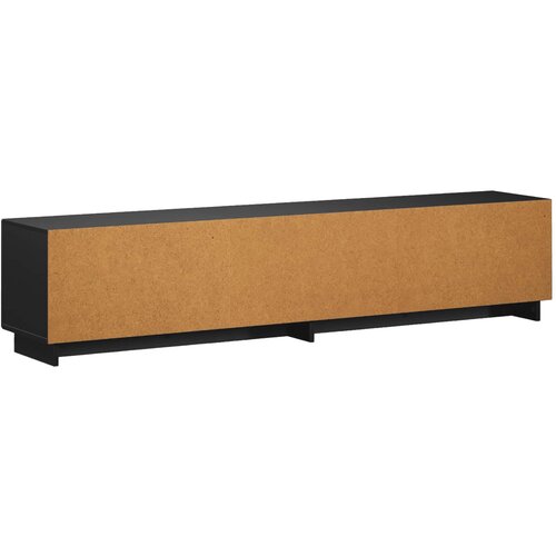  TV stalak 180 x 34,5 x 40 cm Crna Konstruirano drvo Slike