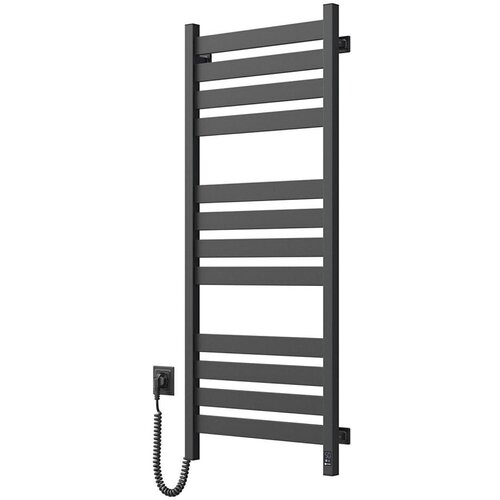  Kupatilski pe&scaron;kirni radijator sa termostatom LARGO 256W 120x50 cm crni levi Cene
