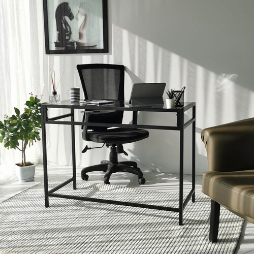 Woody Fashion Radni sto 100x75x45cm Crno-siva Cene