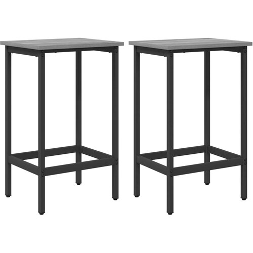  stolica 2 kom. Siva Sonoma 40 x 32 x 64 cm Slike