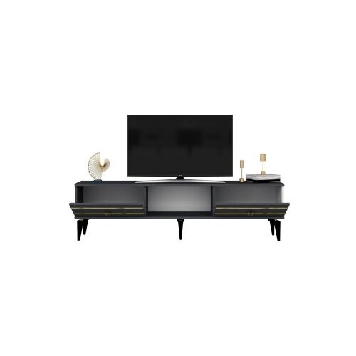 Hanah home tv polica pelin anthracite gold Slike