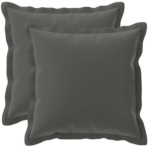  Jastuk s jastukom HOUTEN 2 kom. Antracit Poliester - Antracit 35 x 35 cm 2 Slike