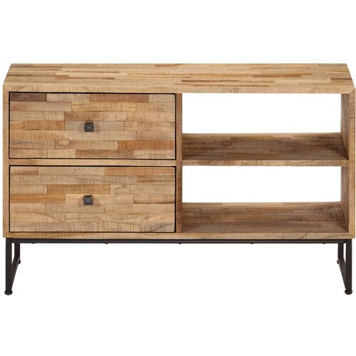 Maison Chic TV omarica - TV stojalo - Televizijska omarica iz predelane tikovine 90x30x55 cm, (21699575) Slike