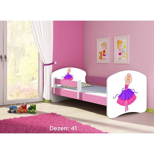 ACMA dečiji krevet ii 140x70 + dušek 6 cm PINK41 Cene