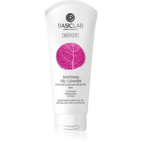 BasicLab Dermocosmetics Micellis umirujući gel za či&amp;scaron;ćenje za osjetljivu i crvenu kožu lica 100 ml Slike