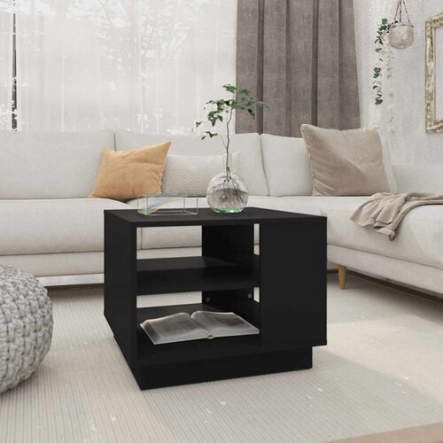  Stolić za kavu crni 55 x 55 x 43 cm od iverice Cene