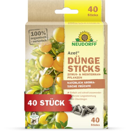 NEUDORFF Azet gnojilne palčke za citruse in sredozemske rastline - 40 k. Slike