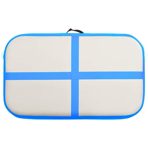  Strunjača na napuhavanje s crpkom 60 x 100 x 10 cm PVC plava Slike