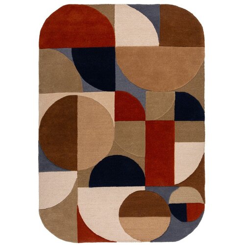 Flair Rugs Ročno tkana volnena preproga v barvi terakote 200x290 cm Mia Arch – Cene