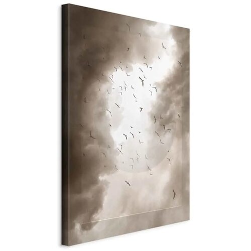  Slika - Birds in the Clouds (1 Part) Vertical 60x90 Na talijanskom platnu Cene