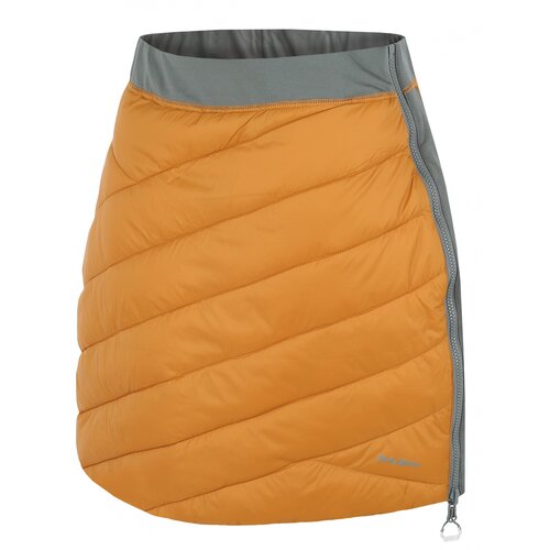 Husky Women&amp;#039;s winter skirt Freez L mustard/dk. gray green Slike