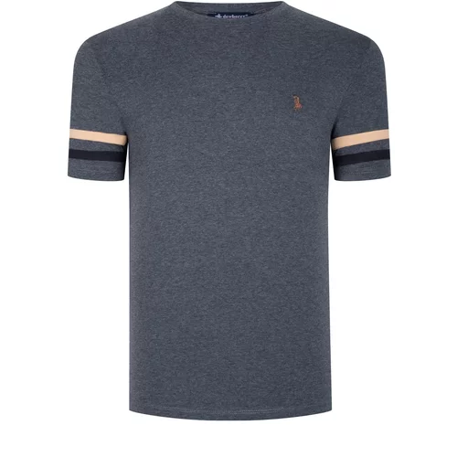 Dewberry T8589 MENS T-SHIRT-CLEAR ANTHRACITE