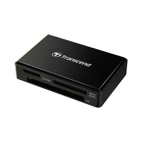 Transcend Čitalec kartic RDF8 črn, USB A 3.1 --> SD, microSD, CompactFlash TS-RDF8K2