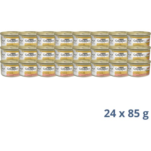 Gourmet Gold komadići u sosu duo piletina i losos - 2.04 kg Cene