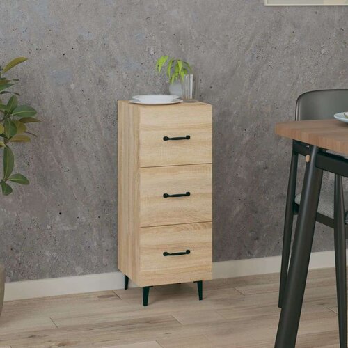  Komoda boja hrasta sonome 34 5x34x90 cm od konstruiranog drva Cijene