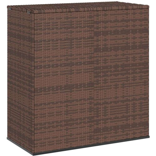  Kutija za vrtne jastuke od PE ratana 100 x 49 x 103 5 cm smeđa Cijene