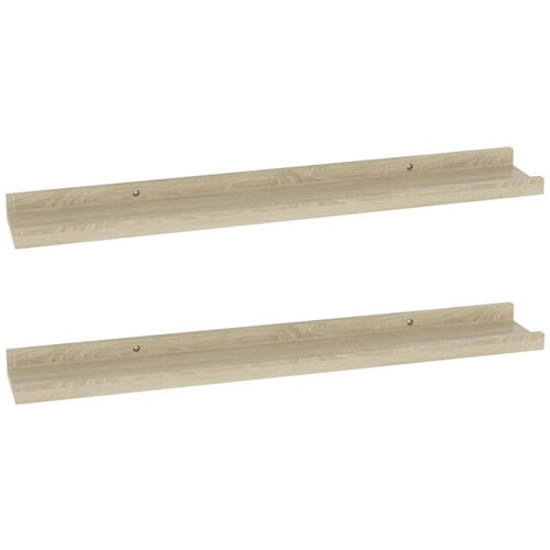 Maison Chic 2 kosi Stenske Police - Viseče police sonoma hrast 60x9x3 cm, (21793293) Slike