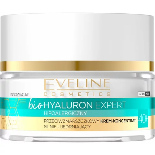 Eveline Cosmetics Bio Hyaluron Expert učvrstitvena krema proti gubam 40+ 50 ml