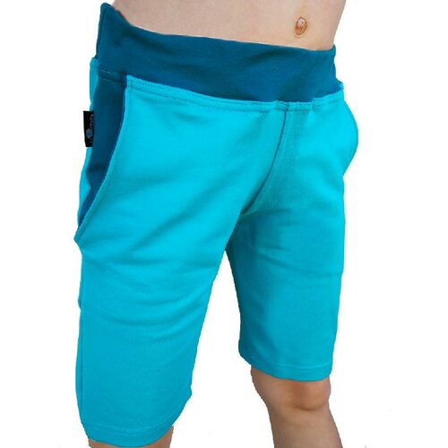 Kukadloo Boys' shorts - turquoise-petroleum Slike
