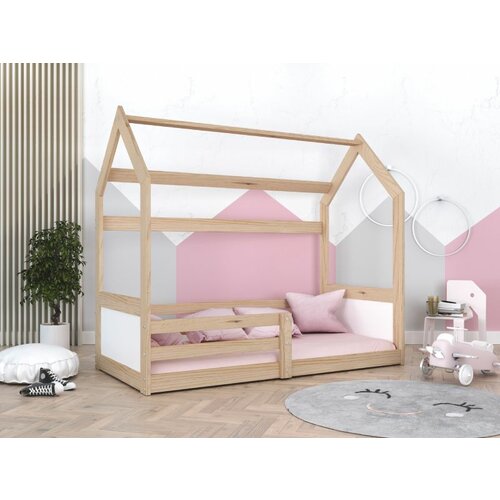 Drveni dečiji krevet miki - svetlo drvo - 160*80 cm Cene
