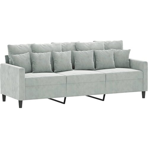 Maison Chic kavč - Sofa - Kanape svetlo siv 180 cm žamet, (21726509) Cene