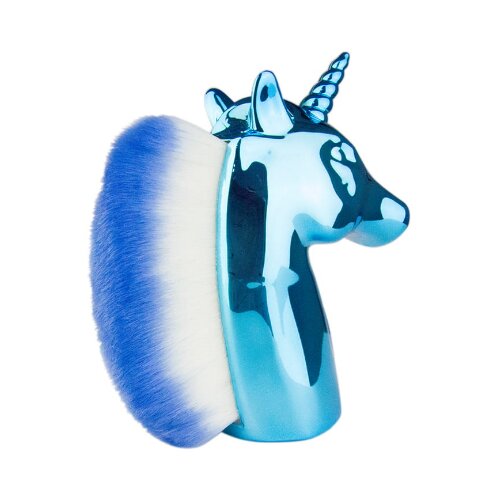 Shumee Unicorn čopič za odstranjevanje prahu in ličila Modra, (21399899) Slike