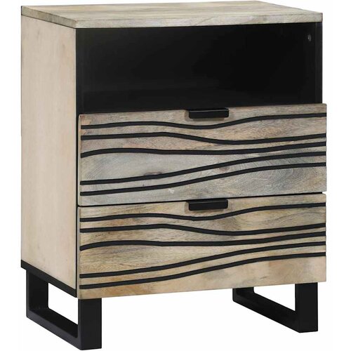  Noćni ormar Bijela 50 x 33 x 62 cm Konstruirano drvo Slike