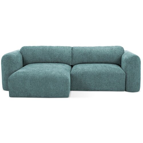 Makamii Plava sklopiva/s prostorom za odlaganje kutna garnitura od &amp;scaron;enila (s lijevim kutom/s ležaljkom) Mele &amp;ndash; Slike