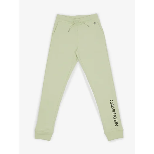 Calvin Klein Light Green Girls' Sweatpants - Girls