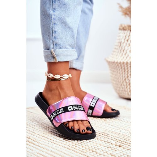 Kesi Women's Slides Big Star Pink Holo GG274008 Cene